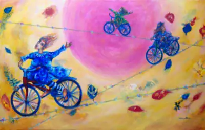 Caminos Relativos painting by Pablo Montes O'Neill