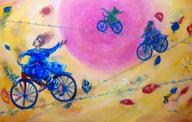 Caminos Relativos painting by Pablo Montes O'Neill