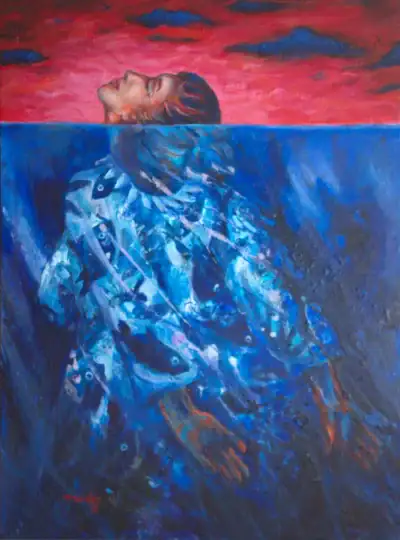 Témpano painting by Pablo Montes O'Neill