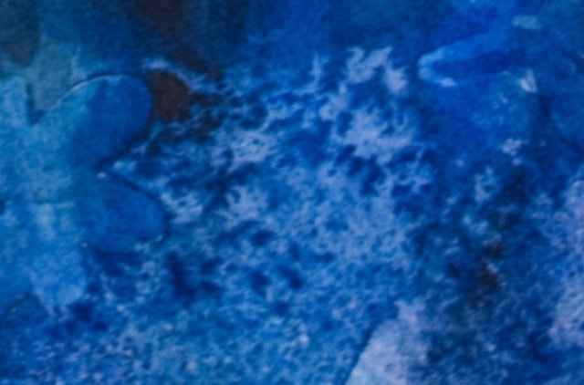 Detail 4 Watercolor Detail of "Re-Vivencia" by Pablo Montes