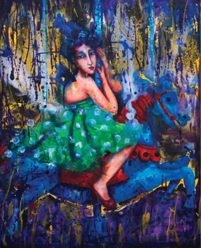 Lluvia de Recuerdos painting by Pablo Montes O'Neill
