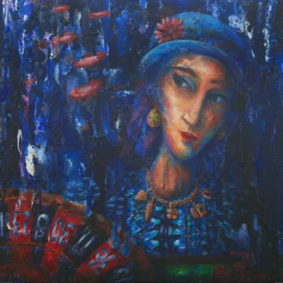 Acrylic painting Matrix Casino for sale