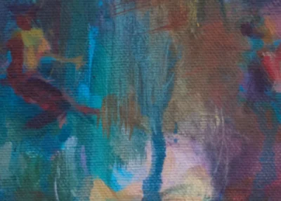 Detail-5 Pintura Pensamientos Voladores para la venta por Pablo Montes O’Neill