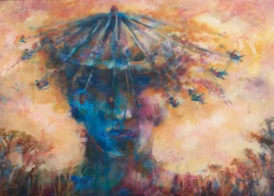 Pintura Pensamientos Voladores para la venta por Pablo Montes O’Neill