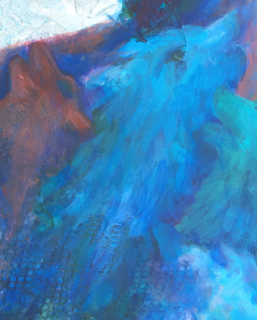 Detail-2 Painting La Manada Interior for sale by Pablo Montes O’Neill